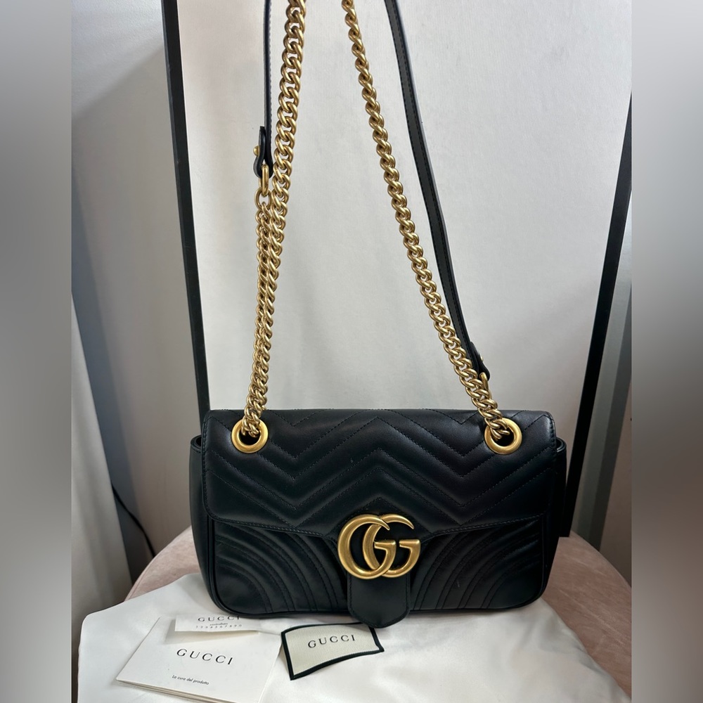 Gucci Marmont Matelasse Shoulder Bag